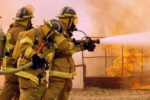 пожарный спасатели пожар возгорание