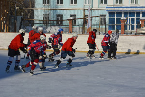 Краевой олимпийский фестиваль хоккея в Новоалтайске 26-01-2014