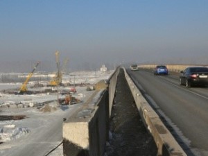 В Тальменском районе готовы опоры нового моста через реку Чарыш